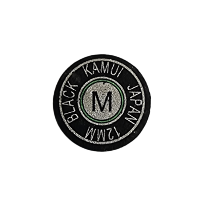 Leder Kamui Black 12mm Medium